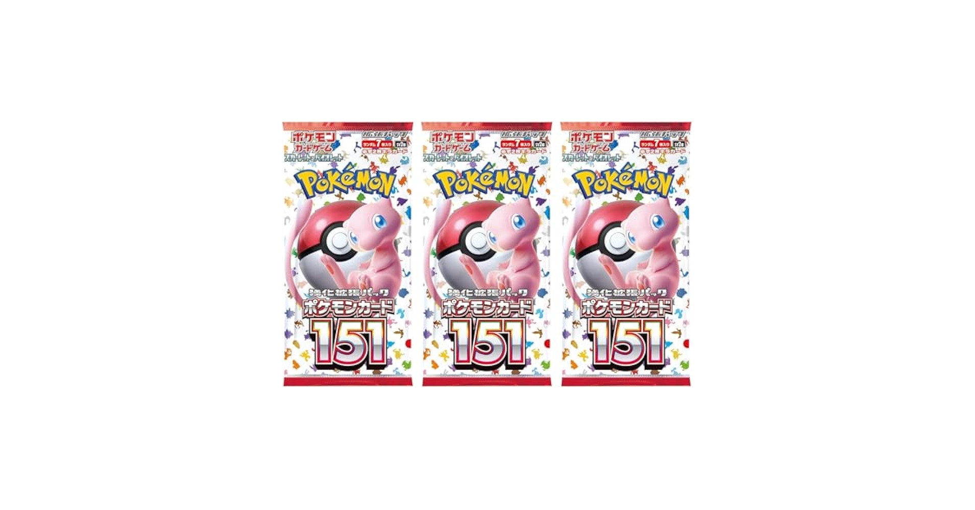 ポケカ 151 3BOX Amazon.com: (3 Packs) Pokemon Card Game Japanese 151 SV2a